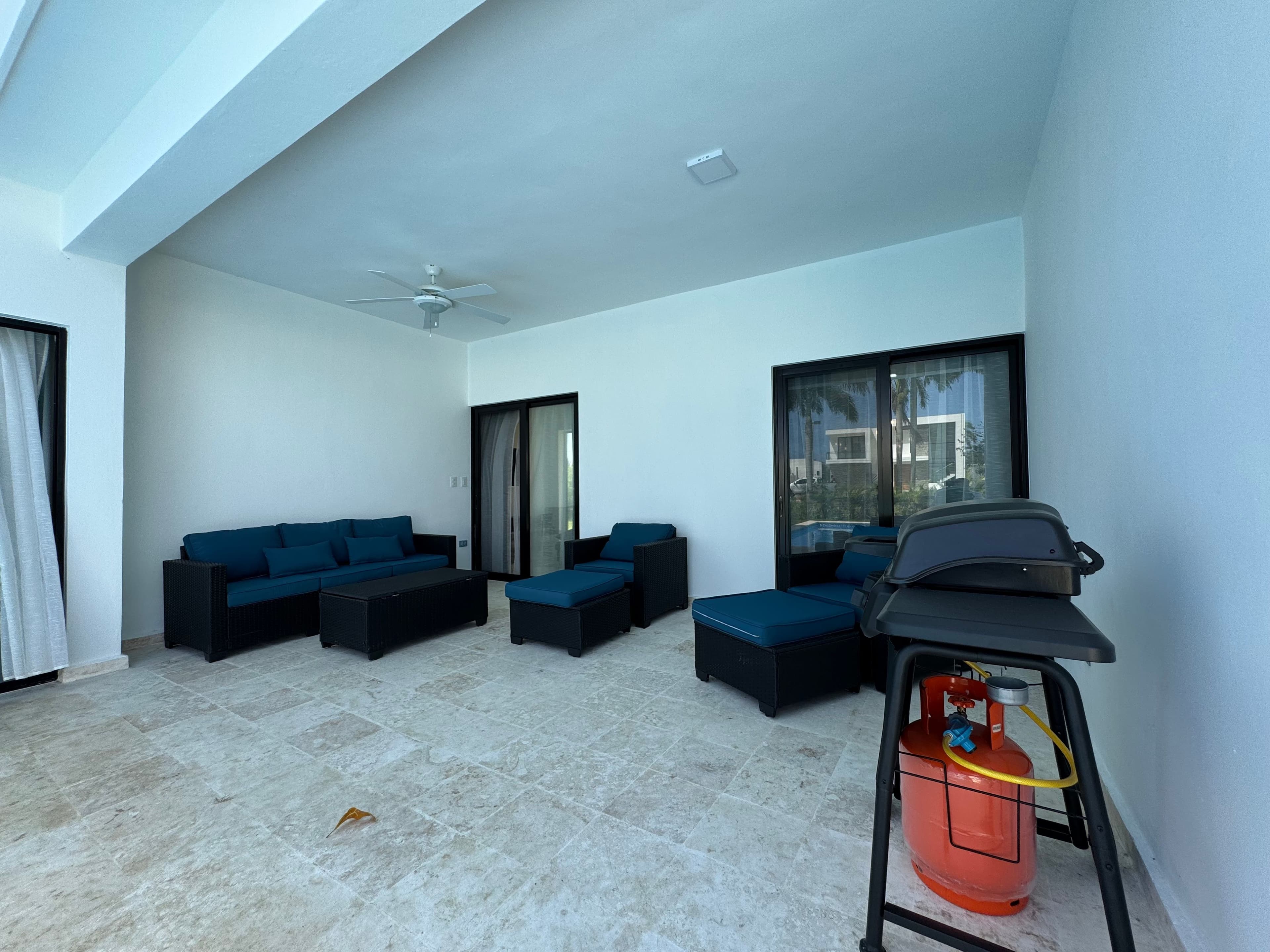 فيلا جديدة من 3 غرف نوم مع مسبح خاص في Sosúa Ocean Village — Terrace