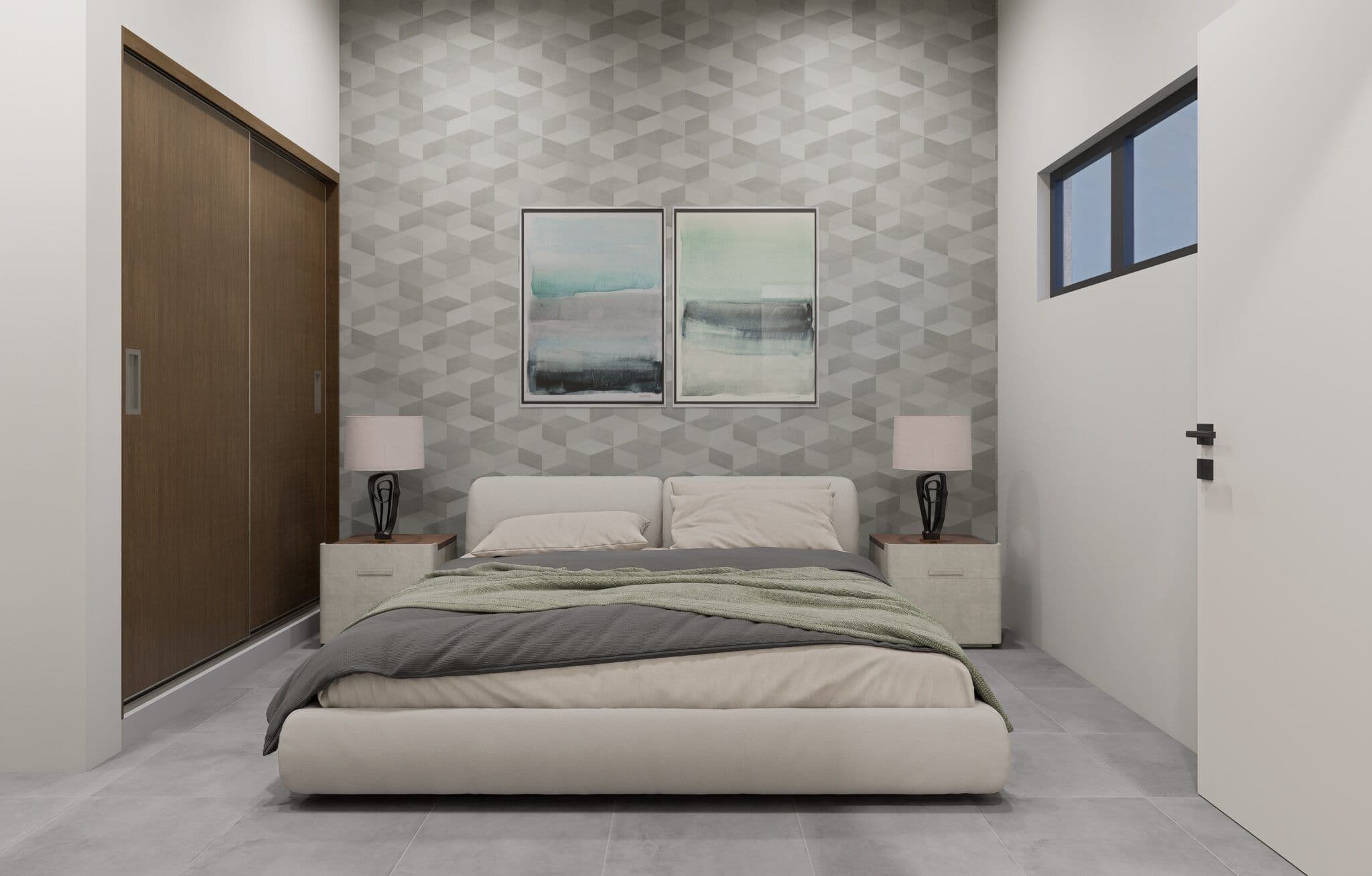 2-Bedroom Townhouse with Private Plunge Pool in Sosúa — Bedroom