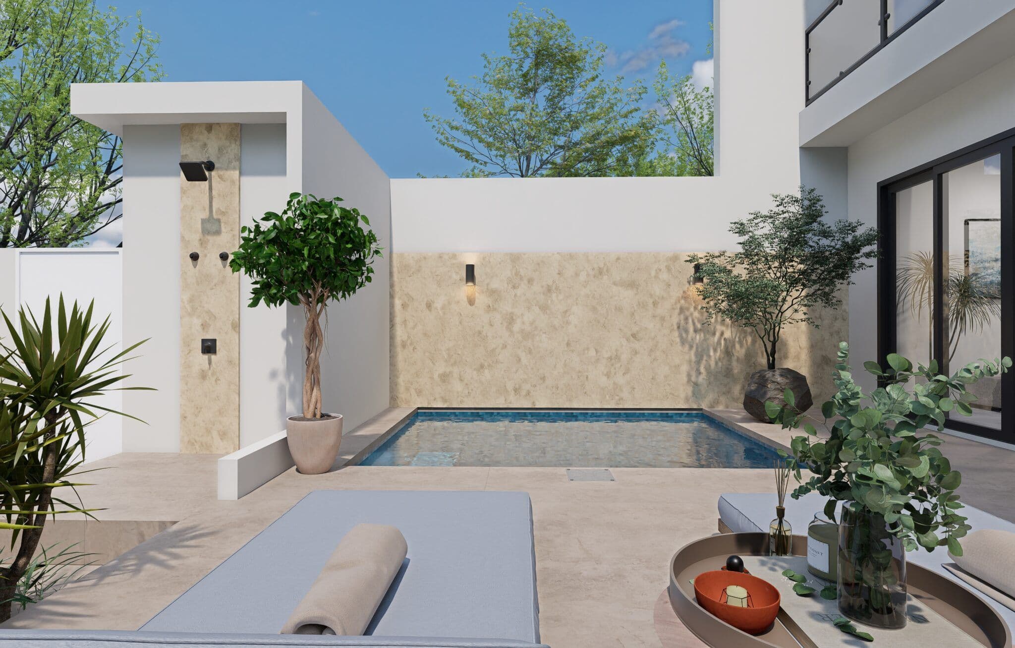2-Bedroom Townhouse with Private Plunge Pool in Sosúa — Pool