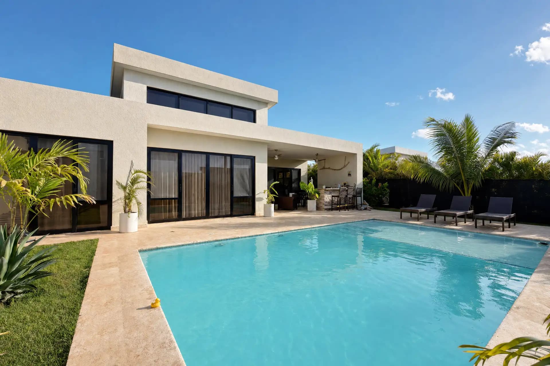 2-Bedroom Solar-Powered Villa with Private Pool in Casa Linda, Sosúa — Pool