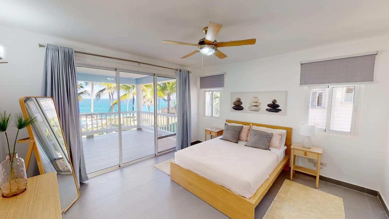 Erdgeschosswohnung am Meer mit 2 Schlafzimmern in Sosúa — Schlafzimmer