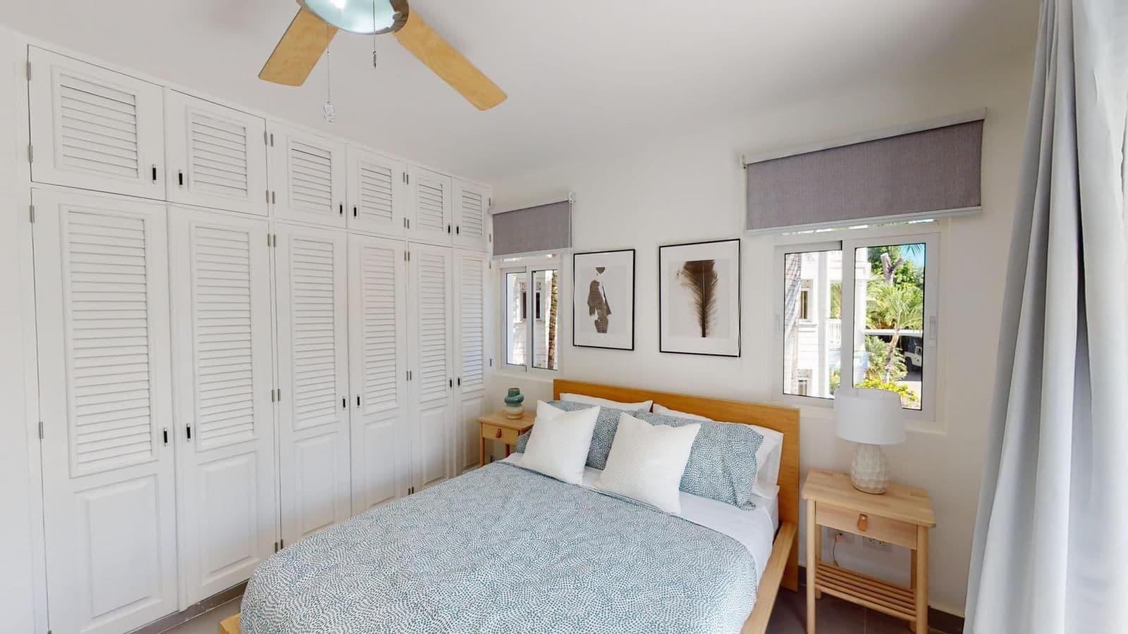 Erdgeschosswohnung am Meer mit 2 Schlafzimmern in Sosúa — Schlafzimmer