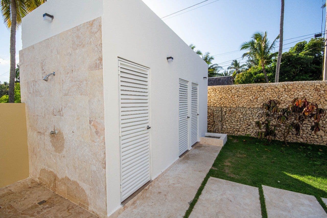 Villa mit 3 Schlafzimmern, Pool und Meerblick nahe Kite Beach in Cabarete — Garten