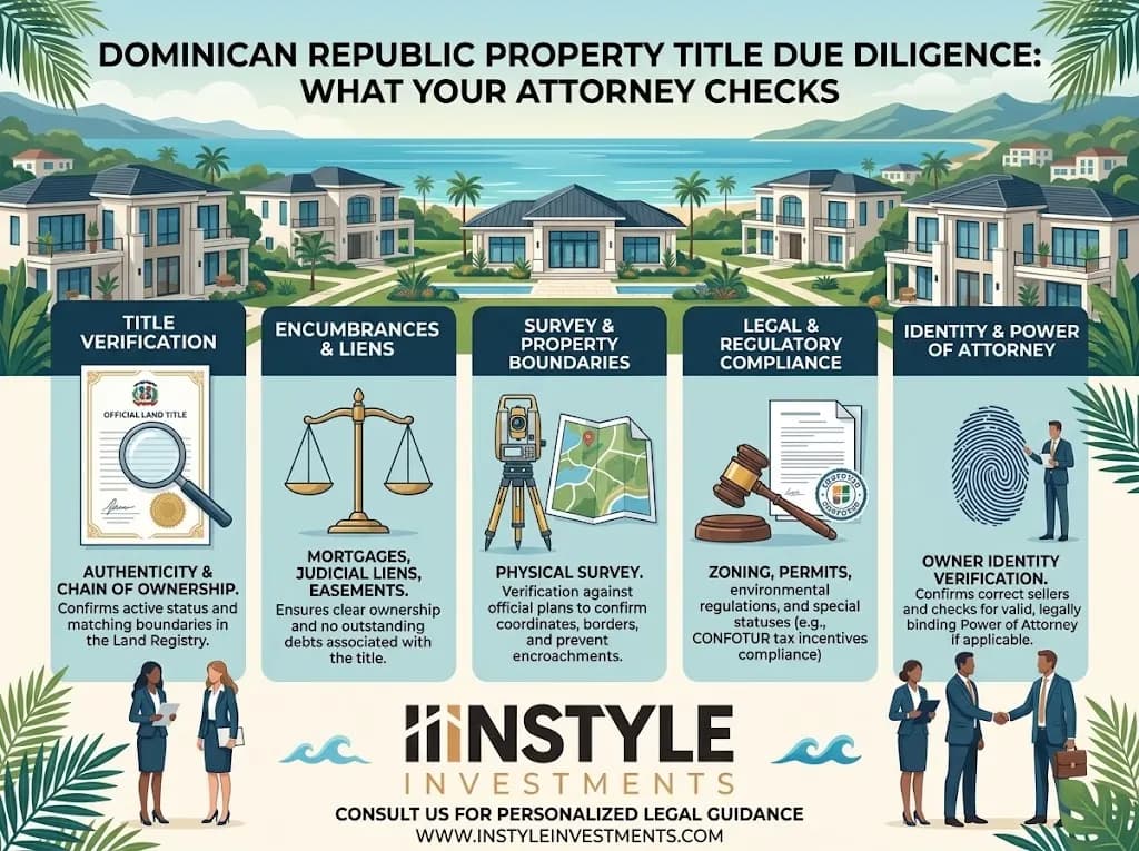 Dominican Republic Property Title Due Diligence: What Your Attorney Checks