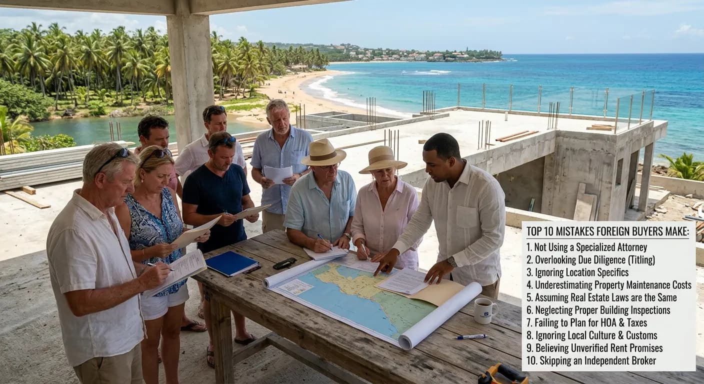 Mistakes Buying Property in the Dominican Republic: 10 Foreign Buyers Make
