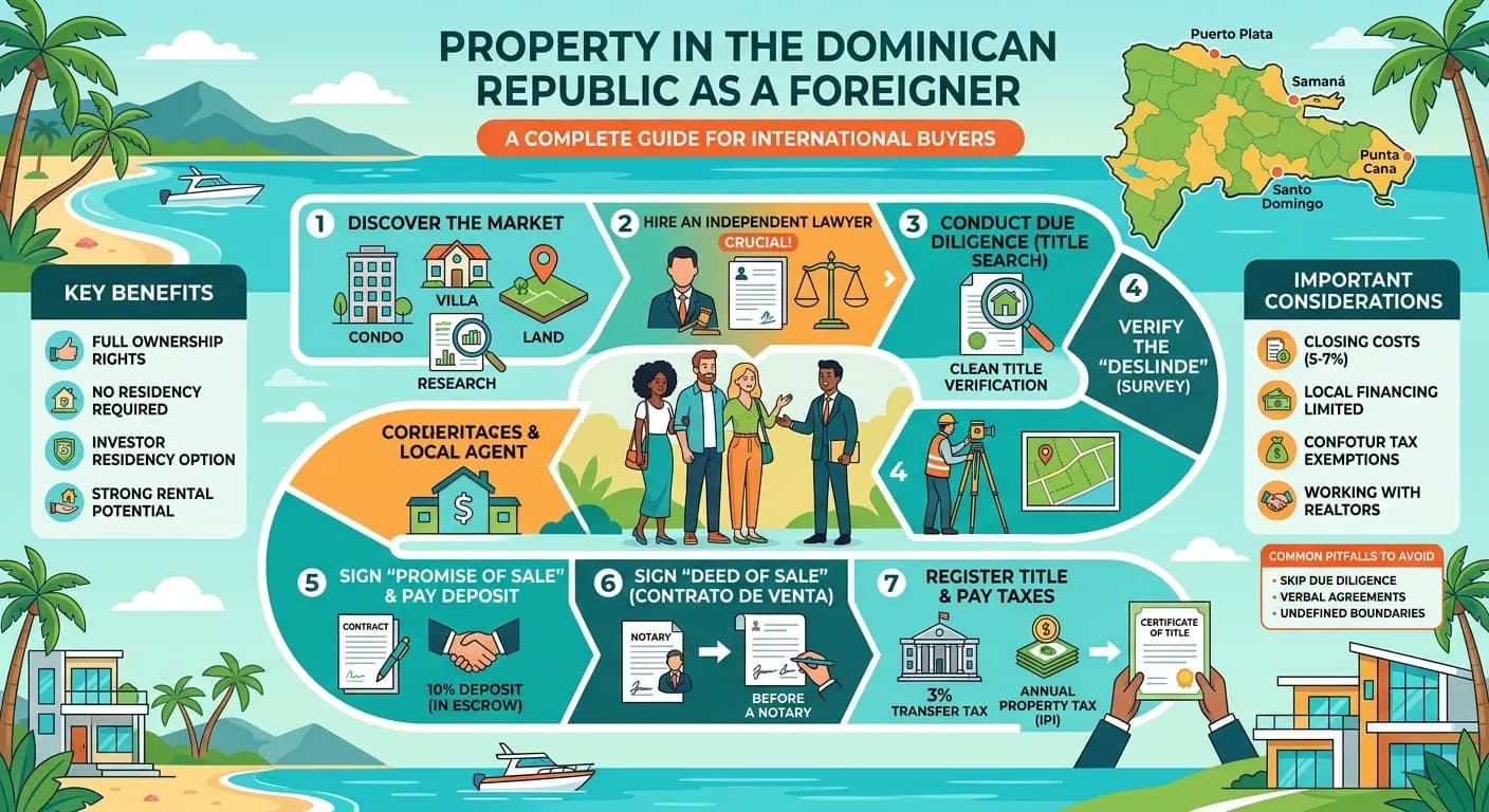 How to Buy Property in the Dominican Republic as a Foreigner, Step by Step