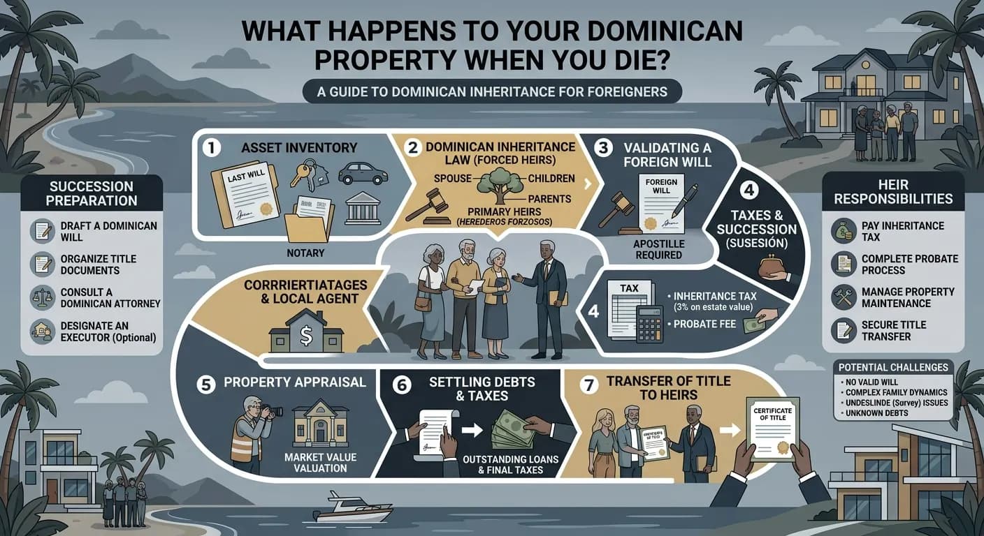 What Happens to Your Dominican Property When You Die? A Foreign Owner's Guide
